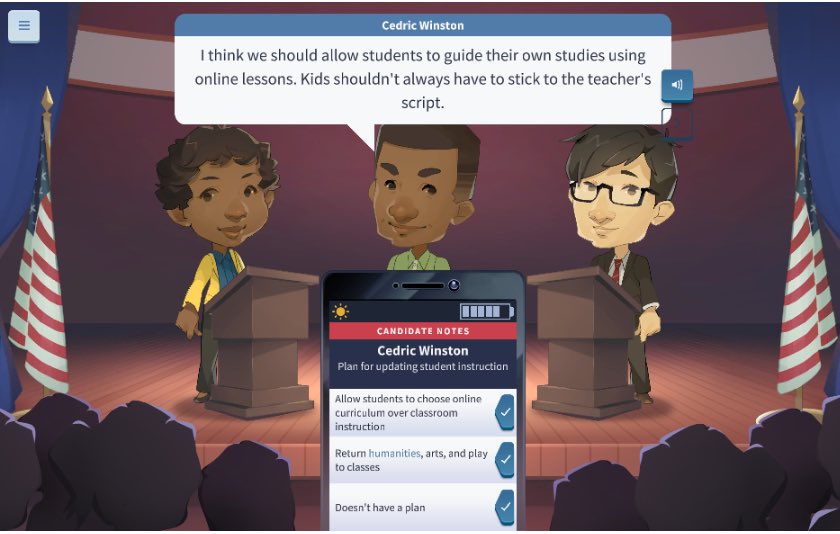 Evaluate candidates. Prioritize issues. Try your hand at informed voting. Play  @icivics’ “Cast Your Vote”! https://www.icivics.org/games/cast-your-vote #homeschool  #quaranteaching  #homeschooling  #Election2020