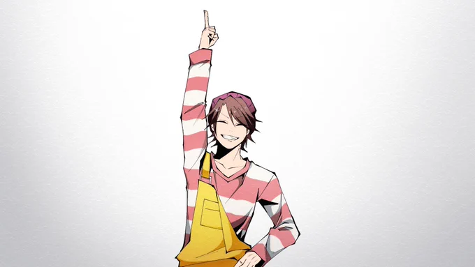 #我々だチャンネル開設祝四周年
自分の方でも…!おめでとうございます!
合作に参加した絵で失礼します〜!! 