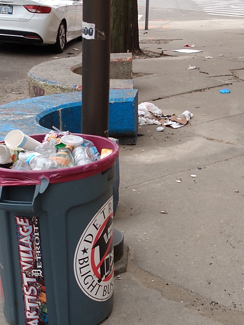 UptownKev30's tweet photo. 12 hours ago, this wasn't here. And if #detroitblightbusters (me included) didn't clean it up it would be 50 times worse. This is what #StayAtHome looks like on my block. So I get my essential on, suit up & clean it up. Every day. Not a complaint, just an observation. https://t.co/rSpu6sqBCw
