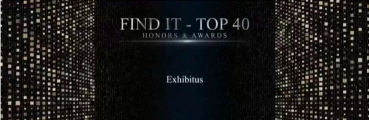 exhibitusinc's tweet photo. So excited to be selected to the #FindItTop40 list again, recognizing the best exhibit houses based on a variety of criteria within five different categories. Kudos to the #Exhibitus team & all the winners! #ExhibitorMagazine https://t.co/Zk64FsHzEi