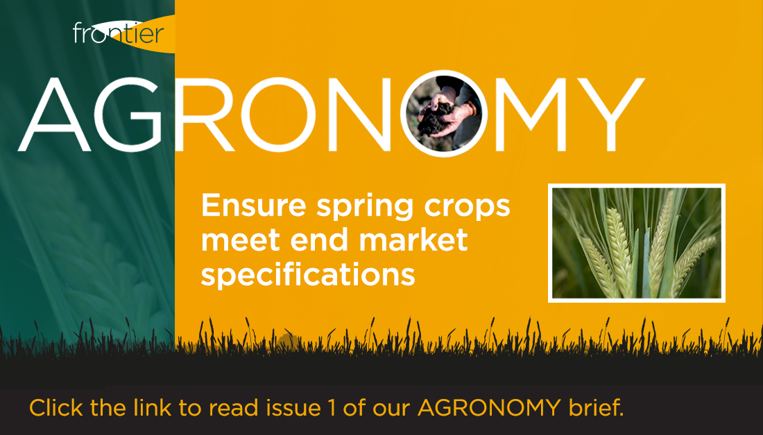 FrontierAg's tweet photo. 2020 is set to be a competitive year for the #springcrop market. It’s vital to ensure your crops meet the requirements of end users – read about the steps you can take in our latest issue of #AGRONOMY: https://t.co/HYsgKCF7ut https://t.co/YGrC4JXvBk