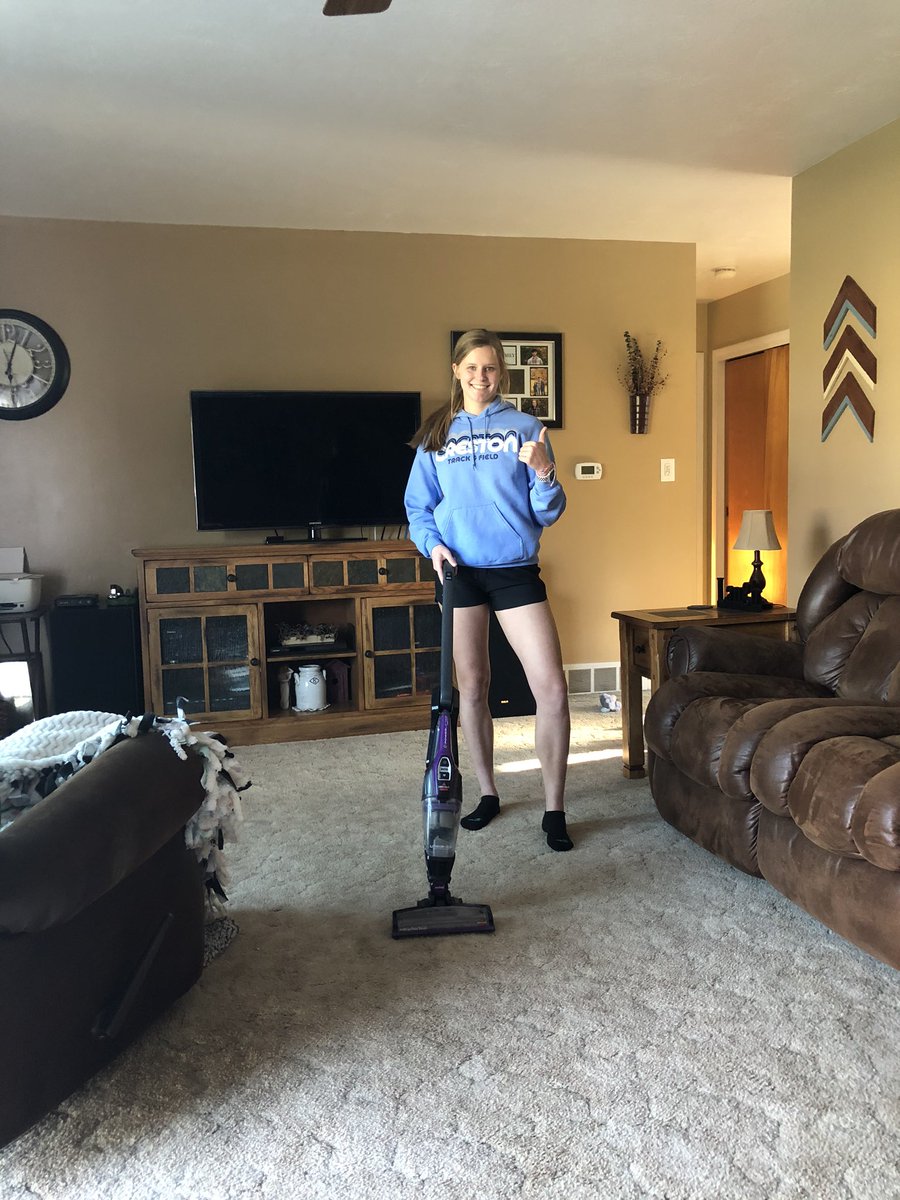 vacuum while your parents relax👍🏼😁 <a href="/emma_hanson8/">Emma Hanson</a> <a href="/ctfpanthers/">🏃🏻Creston CC & Track & Field 🏃🏻‍♀️</a> #BWELLBINGO #PantherPride