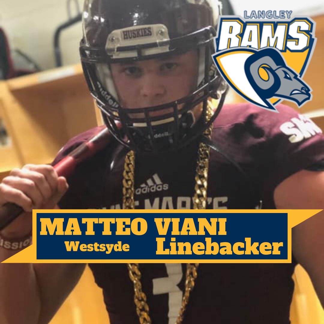 🚨 LOI Signing alert 🚨 please help us welcome Linebacker Matteo Viani to the squad!
