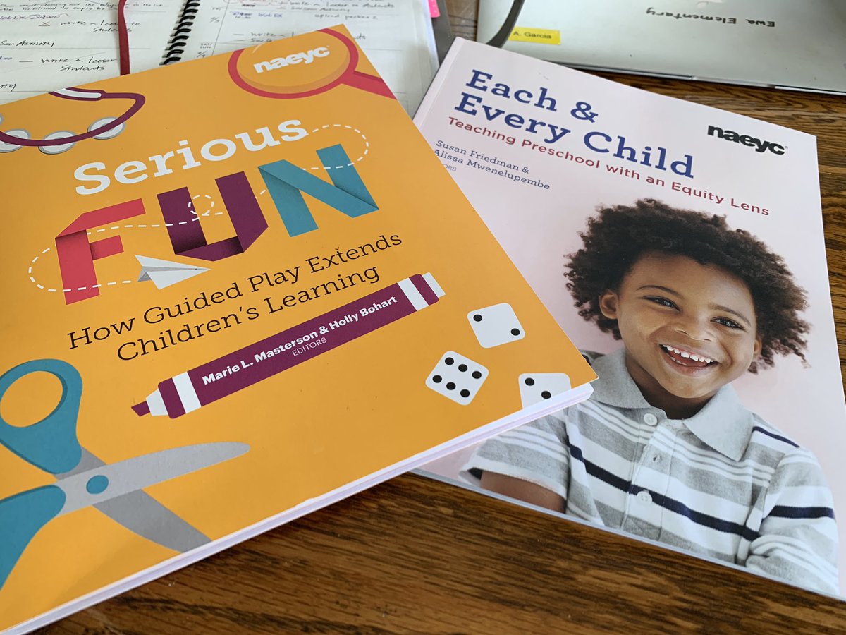 garciaakeyo's tweet photo. Reading for today #naeyc #equity #StayHomeStaySafeSaveLives https://t.co/x6bNzQV6wk