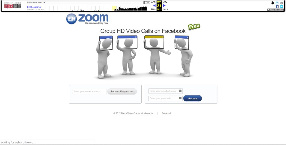 May 31, 2012. @zoom_us is still a small company on the way up.- Super simple UX- Niche focused (Facebook)- Dead simple business modelToday: a powerhouse helping over 10,000,000 users world wide.Company valued at over $40B.