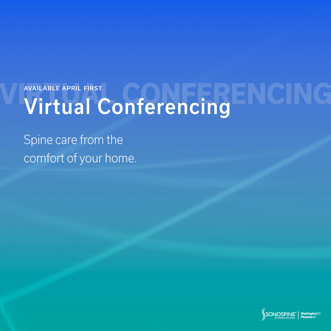 Our experienced clinicians will be available for direct virtual conferencing starting April, 1st. 

This measure will not only provide a valuable service to those suffering with back &amp; neck pain but also help reduce the spread of coronavirus at doctor’s offices.