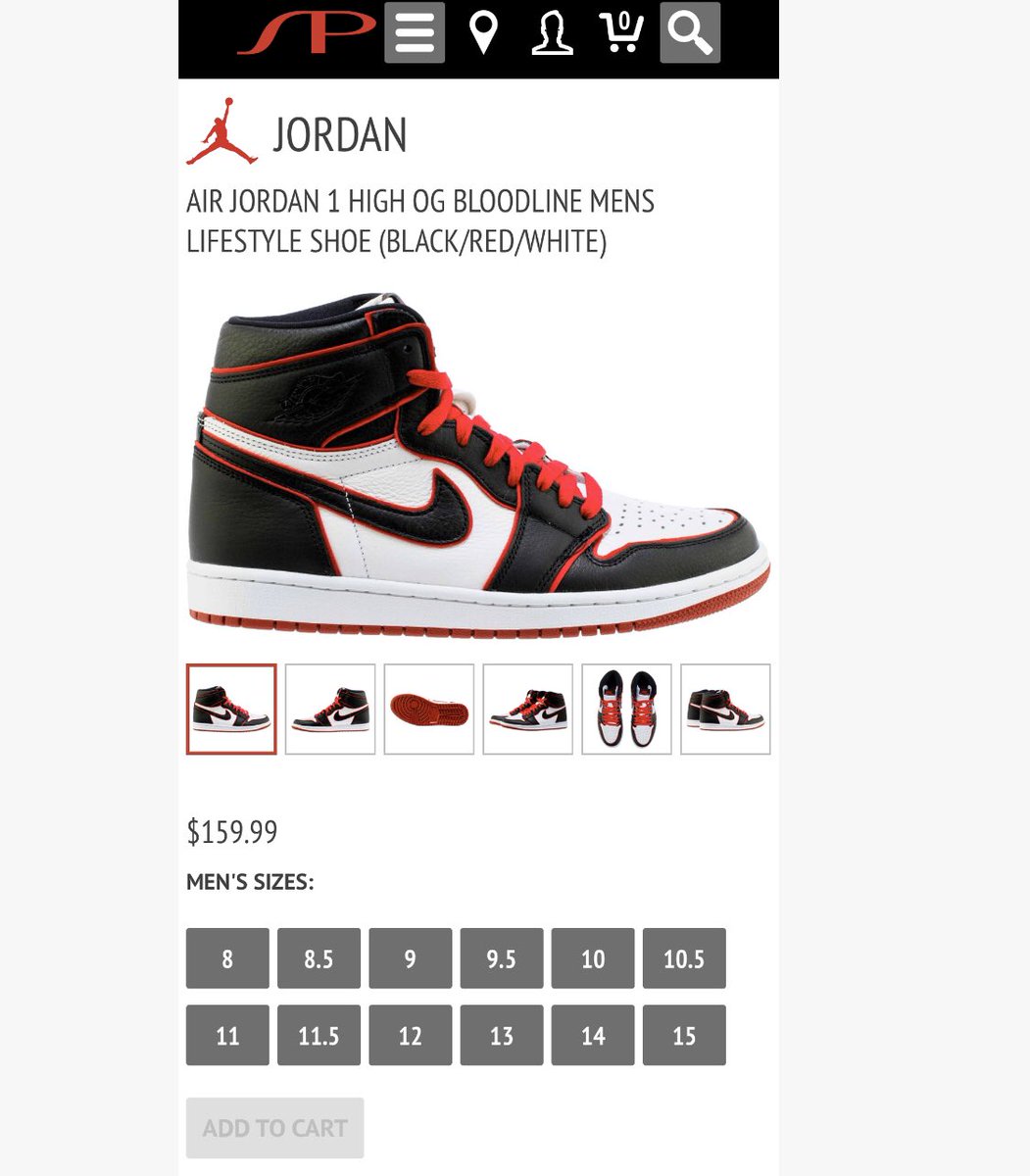 jordan 1 bloodline restock