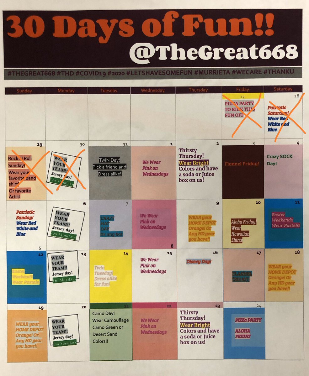 Keeping that Murrieta spirit up during some tough times. Twin day! 30days of fun at the great 668!!