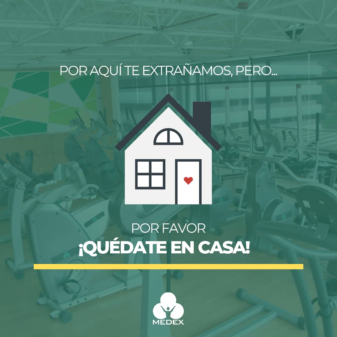 Por aquí se les extraña, pero preferimos que se mantengan en sus casas 🏠, a salvo y guardando distancia ↔️, para luego poder reencontrarnos, sanos y recargados 💪.

Solo alguien te cuida mejor que nosotros; tu familia y tu hogar 💚.

#NadieTeCuidaTanBien
#MEDEX
#QuedateEnCasa