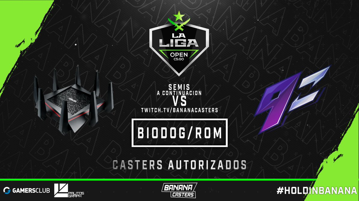 BananaCasters's tweet photo. Seguimos en SEMIS
Los chicos de @9zTeam se están enfrentando a #ForceofModem por #LaLigaOpen de @TemporadaJuegos !
Mapas: Inferno (Pick FOM) Mirage (Pick 9z) Dust II (Def)
Stream https://t.co/4ksXEjwEpB
Casters @BiodogAR & @RomanCabrio
#HoldInBanana https://t.co/vletLJqOxg