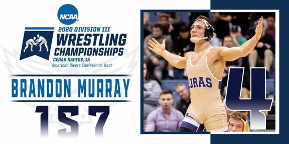 wrestlingmuseum's tweet photo. @DuhawkWrestling’s 2020 Senior NCAA Wrestling championship qualifiers, Clint Lembeck, Brandon Murray, Eddie Smith, and Guy Patron Jr. https://t.co/2IOch4nHtY