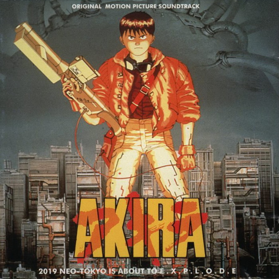 AKIRA Original Motion Picture Soundtrack — Geinoh YamashirogumiIconic cyberpunk. The sound of 1988's "2020." This is what you should listen to when driving on a futuristic motorcycle through a neon lit city.