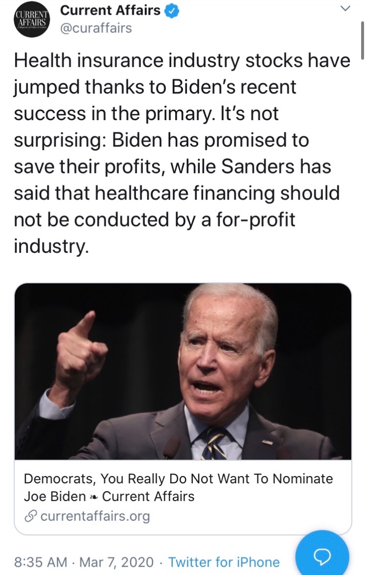 bookishboogy23's tweet photo. @SymoneDSanders Reupping this one, as well. #MedicareForAll #M4AllSavesLives Bri Joy Gray is right & so is #DoctorsForBernie #NursesForBernie #ScientistsForBernie #EconomistsForBernie https://t.co/SBtt6xEVwD