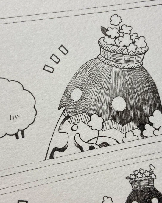 塗りかけオハナ。 