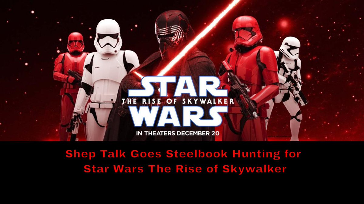 DarthShep's tweet photo. Welcome back to Steelbook Tuesday. As with every steelbook, I am doing a digital code giveaway but this time you have three chances to win! So make sure you pay attention to find out how to enter. Link in bio. #starwarstheriseofskywalker #starwars #digitalcodegiveaway https://t.co/LUoFMSN2tV