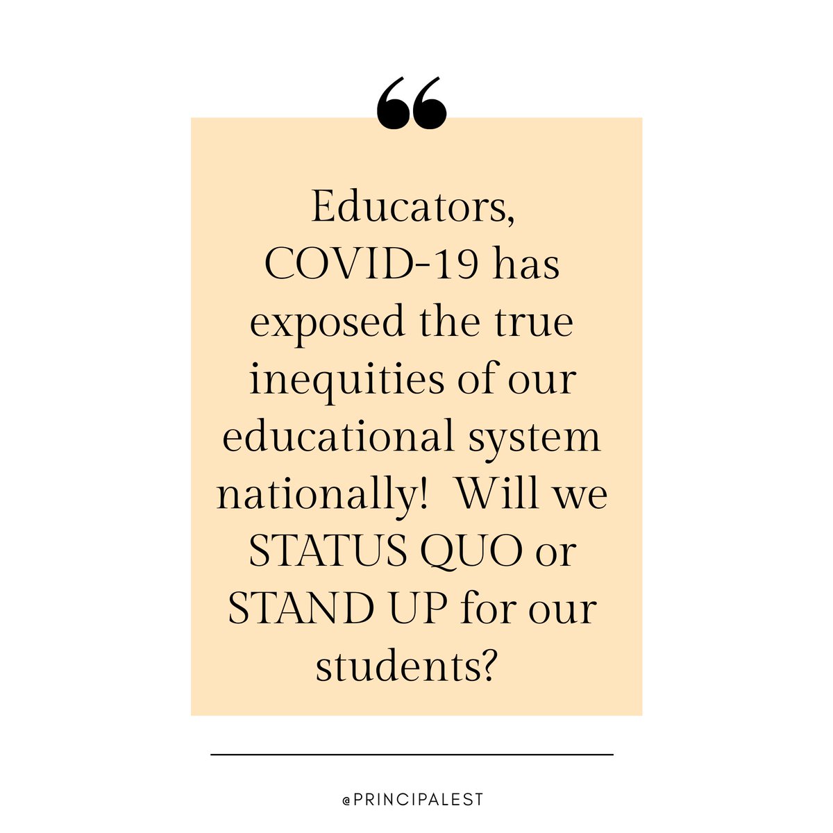 principalest's tweet photo. #DisruptersUnite #KidsDeserveIt #Inequity #Inequality #BrokenSystemsNotBrokenKids #Edchat #hackingdiscipline #paradigmshifted #achievementgap @Principal_Gibbs https://t.co/WzbYZeQ5CH