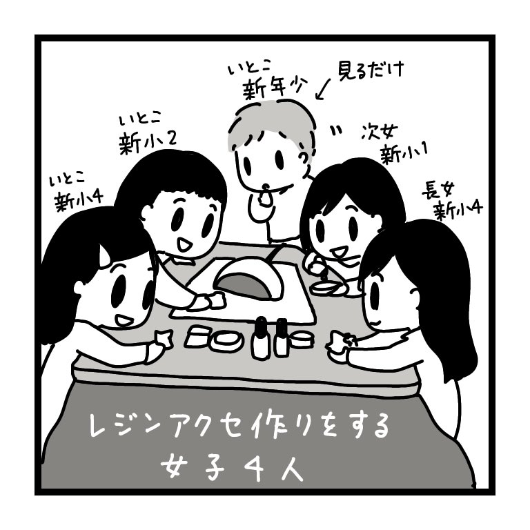 うちの子どもたち。自宅か公園しか行けない生活だけど楽しんでいるようです 