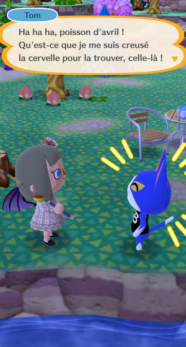 Korwentink's tweet photo. Ça y est c'est le 1 avril au camping ! #acpc #ACPCgallery #animalcrossing #AnimalCrossingPocketCamp #1avril #April1st #mortdelol https://t.co/aByDJsL0vD