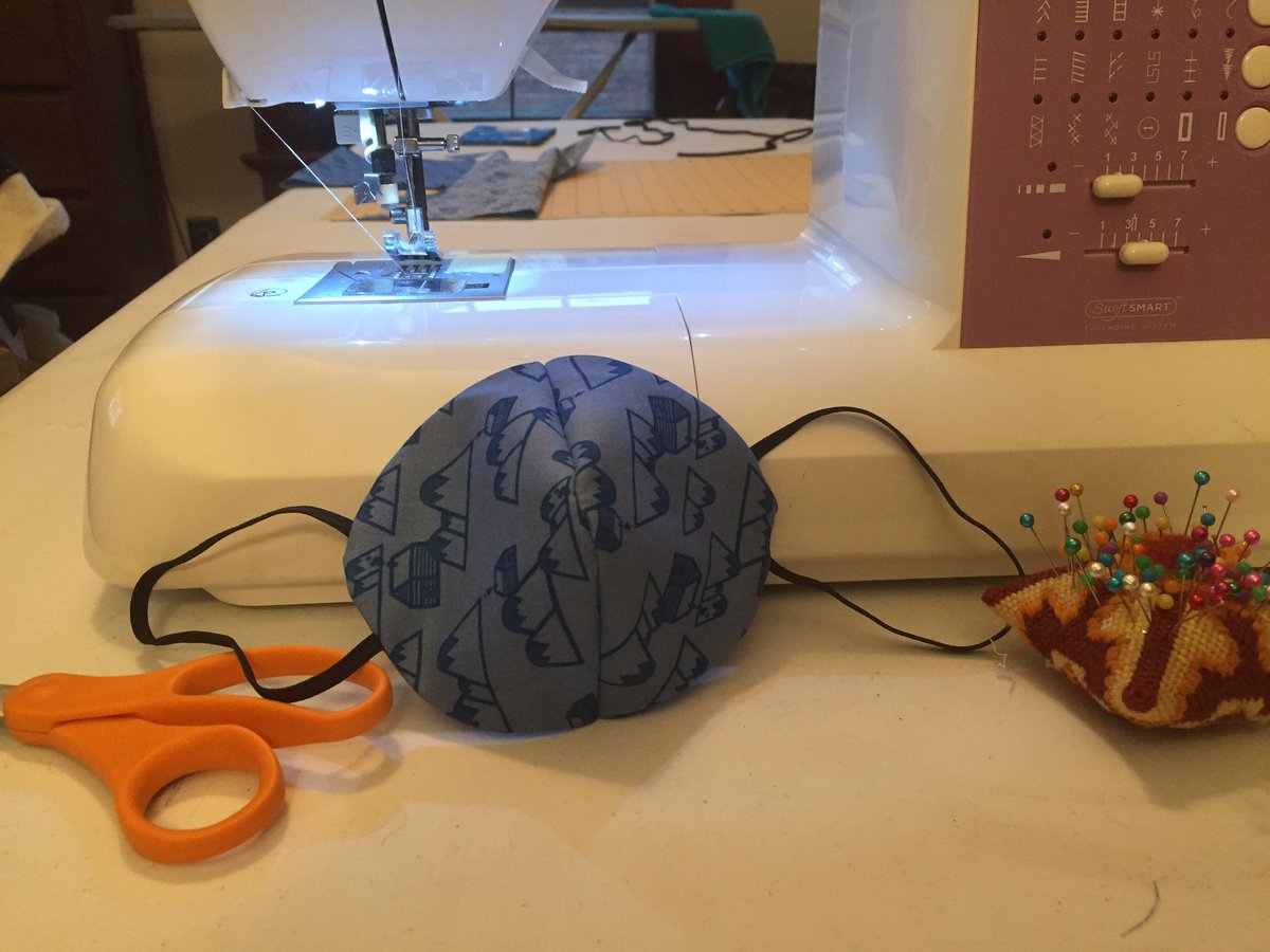 ElizabethEVoss's tweet photo. 1 down, a whole lot more to go!  Does anyone know where we can find elastic? @ProMedicaHealth #hereforyou https://t.co/19UhQhHnCk