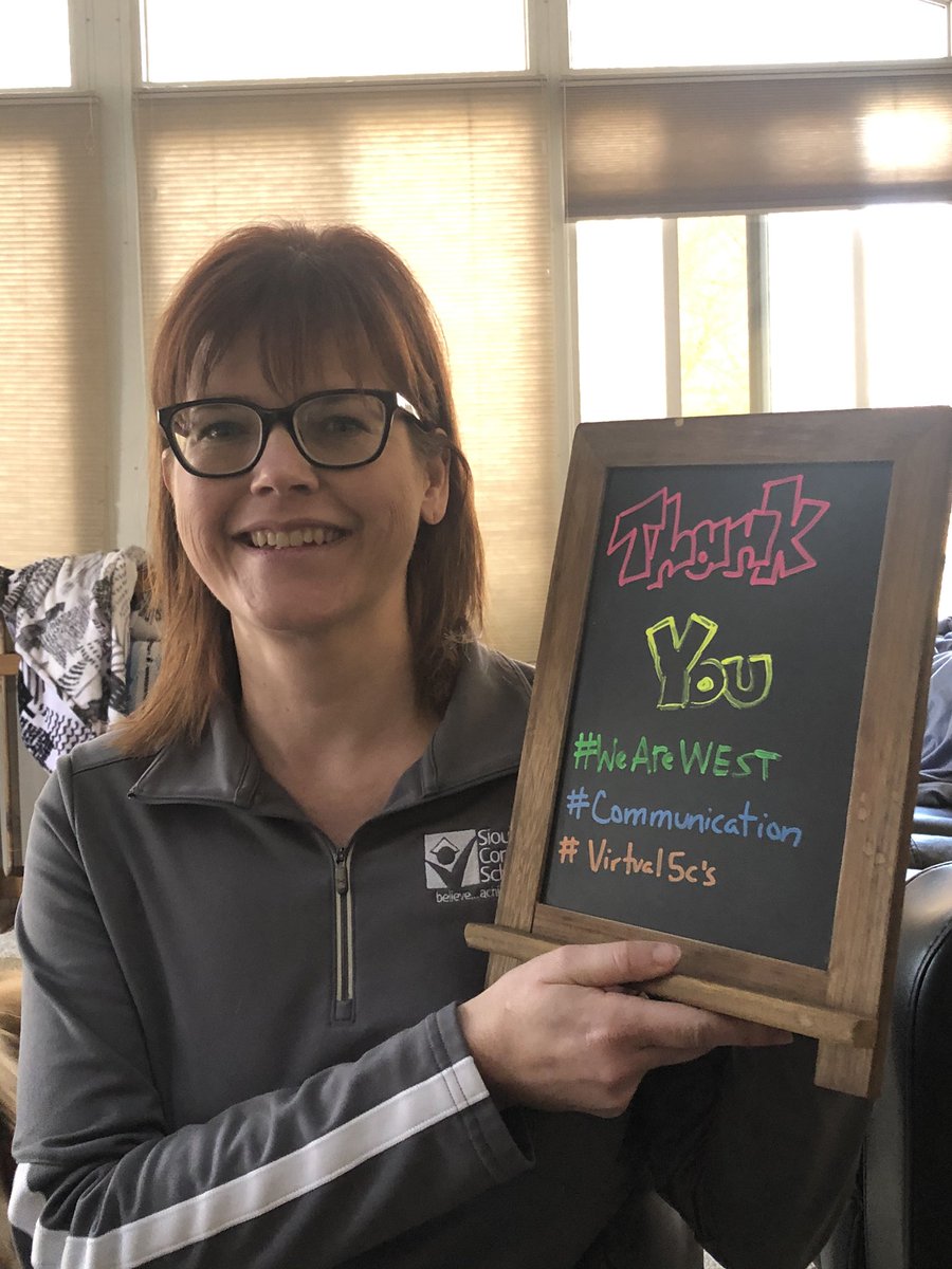 WHS_SCCSD's tweet photo. Thank you to all the West High family who continues to go above and beyond to stay connected and keep each other safe. #WeAreWEST #SCCSD #Virtual5cs #Communication https://t.co/f8dvVUDdhM
