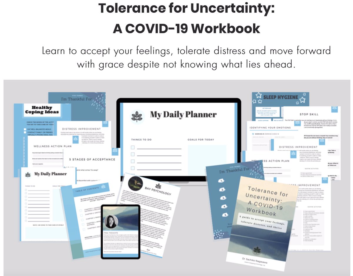 KimAllenPEng's tweet photo. People are experiencing a tidal wave of emotions — fear, sadness, and anger related to #COVID-19 lockdown. Dr. Sachi Nagasawa, a clinical psychologist put her expertise to work create a 35-page workbook to help those struggling with anxiety. https://t.co/wpG9DKpWbY https://t.co/eFEXAHWt4B