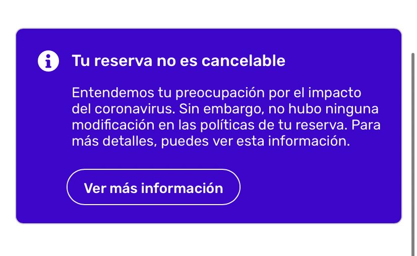 alezala's tweet photo. .@DespegarAr cómo que no es cancelable? Desde cuándo no se puede cancelar un servicio? https://t.co/RPec8TkLJH