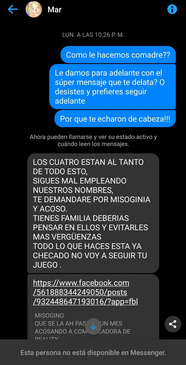 rutankamum's tweet photo. Aqui un pequeño adelanto de la arrastrada que le di a esa señora.. para colmo me bloqueo porbque sin argumentos se quedo..
Te di oportunidad de que tu solita hablaras y NO quisiste pues a darle.
Los 4 están al tanto? Ni te conocen!
Primer advertencia #MarSanchez #CopaExatlón https://t.co/3i7oNgBFWU