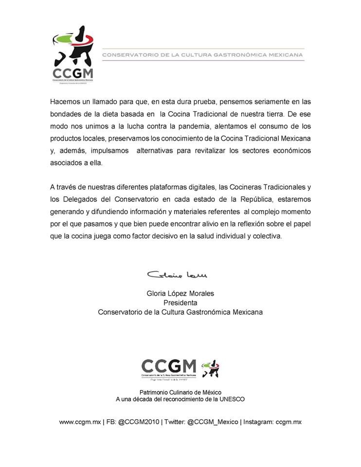 CCGM_Mexico's tweet photo. COMUNICADO #CCGM
Estimados amigos, compartimos con ustedes el siguiente comunicado ante la situación tan compleja que vivimos, derivada de la pandemia del #CoronavirusMx #COVIDー19 https://t.co/hMdxtbYtNl