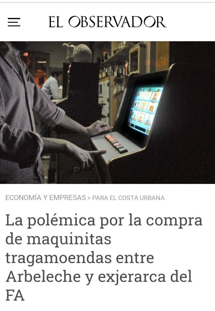 Que vergüenza los <a href="/Frente_Amplio/">Frente Amplio</a> gastando en 200 máquinas, mientras sus votantes se rompían el lomo para el plato diario. Todo salta 💣.. para los que los aman.. ahí tienen 👀... menos mal que estamos en las manos justa señores para sacar la 💩 ajenas. #QuedateEnCasa #cuarentena