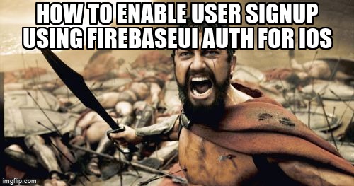 overflow_meme's tweet image. How to enable user signup using FirebaseUI auth for iOS stackoverflow.com/questions/6095… #firebase #swift #firebaseui #ios #firebaseauthentication