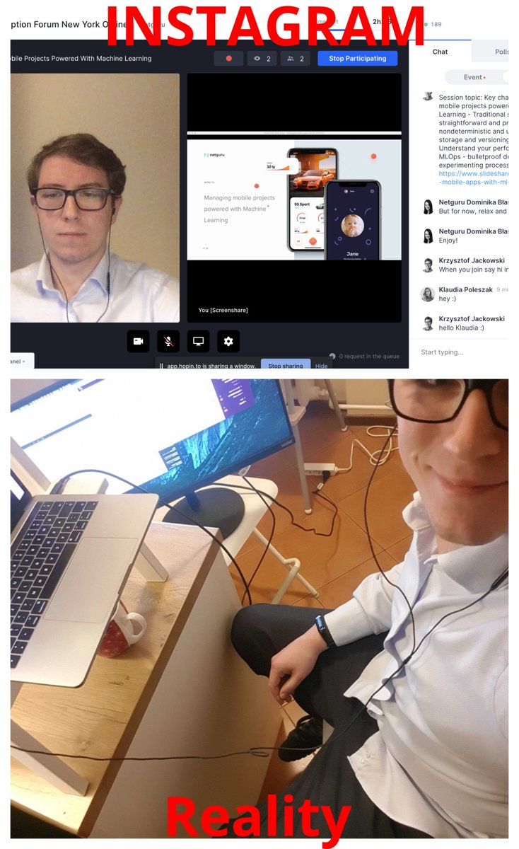 kris_jac's tweet photo. Running a #remote session on  #DFNY20 about #ML on #Mobile like a rockstar at 1AM from my kitchen while my family sleeps. Truly great experience 😆 https://t.co/gHlcpCWRWd