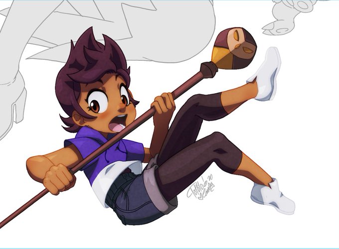 My #currentcanvas features Luz (and Owlbert)from #TheOwlHouse 