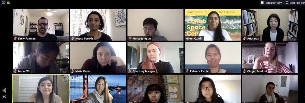 Foothill Workforce (@owltalent) on Twitter photo #grateful for all the #mentors and #students who came together for #Springternship . #thankyou for a great day 2! #virtualinternships <a href="/Foothillnews/">Foothill News</a> @Innov8social <a href="/DoctorsForSeva/">AarogyaSeva</a> <a href="/CAIRSFBA/">CAIR-SFBA</a> <a href="/ZahraBilloo/">Zahra Billoo</a> <a href="/gingerbandoni/">Ginger Bandoni</a> <a href="/neetal_parekh/">Neetal Parekh</a> #grateful for all the #mentors and #students who came together for #Springternship . #thankyou for a great day 2! #virtualinternships <a href="/Foothillnews/">Foothill News</a> @Innov8social <a href="/DoctorsForSeva/">AarogyaSeva</a> <a href="/CAIRSFBA/">CAIR-SFBA</a> <a href="/ZahraBilloo/">Zahra Billoo</a> <a href="/gingerbandoni/">Ginger Bandoni</a> <a href="/neetal_parekh/">Neetal Parekh</a>