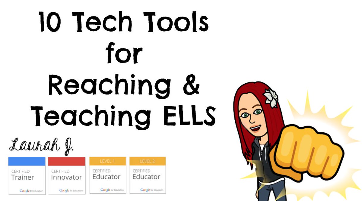ESOL_Odyssey's tweet photo. Hey Teachers! I just posted a FREE webinar on Tech Tools for Reaching and Teaching ELLs- based on my #ISTE19 presentation. There are some great resources that can be helpful during #distancelearning.
Find it here: https://t.co/XAJd8uCXG4
#ESOLShine #ELLEdTech #ELLchat #GoogleEdu https://t.co/Q8RVLQMOgN