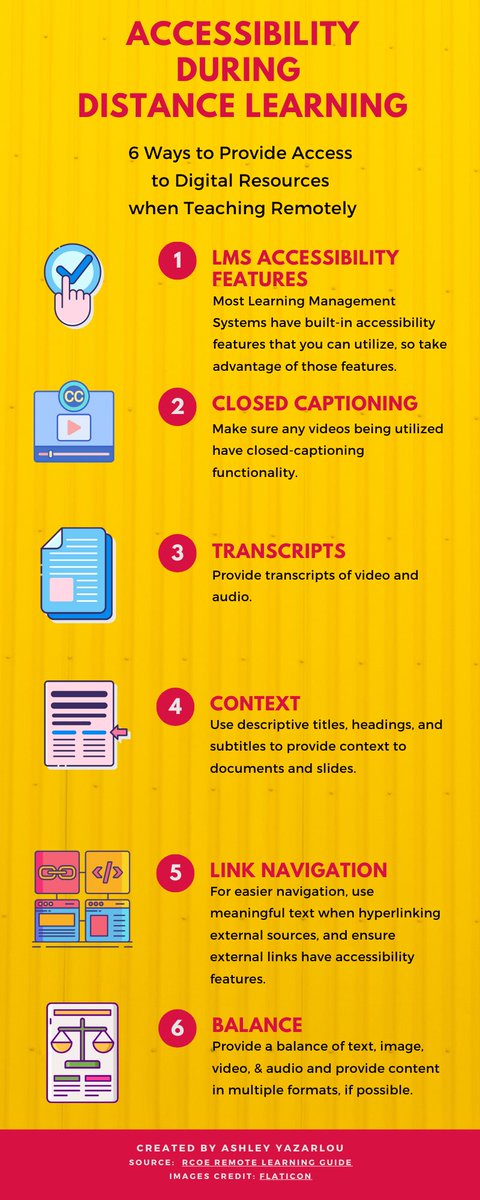 #accessibility during #distancelearning &amp; #remoteteaching