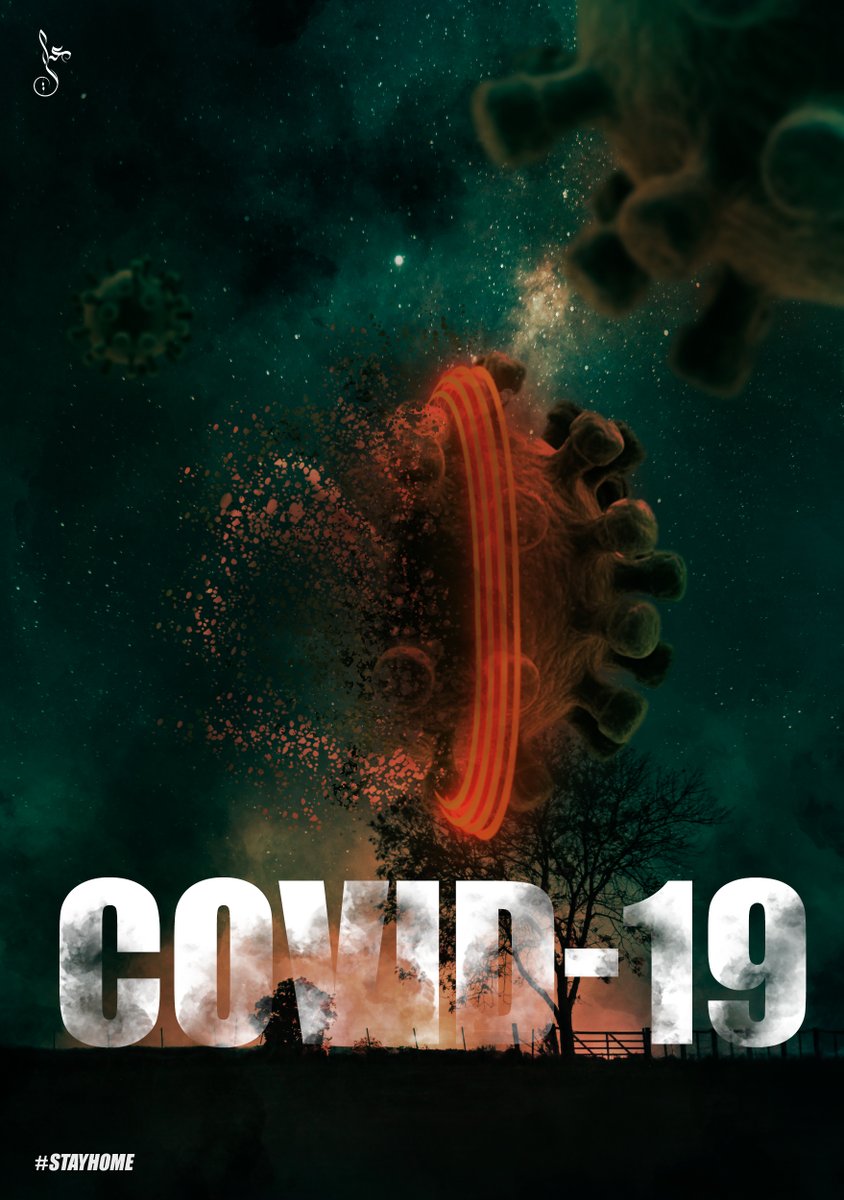 AliiSheeriff's tweet photo. One day we'll wake up on COVID-19 ending, just fight for that day, for continuing our daily life safely again. 

STAY AT HOME, WASH YOUR HANDS, SAVE YOURSELF AND SAVE YOUR LOVED ONES.

#COVIDー19
#StayAtHome 
#StaySafe 
#StaySafeAtHome 
@WHO 
@WHOEMRO 
@Adobe https://t.co/VjW26rTFr8