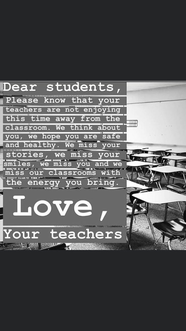 PCSDvalleyforge's tweet photo. Your administrators, counselors and the entire VF staff are missing you too!! #VFPatriots #PatriotFamily https://t.co/oWZ71XzUBF