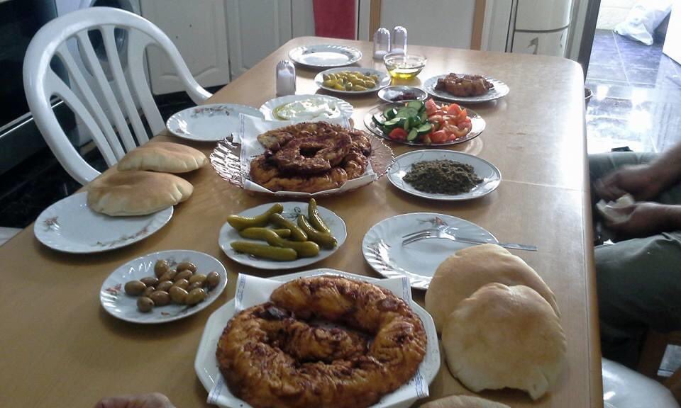 Ors el toom قرص التوم is a Palestinian Nabulsi breakfast dish, it’s literal meaning is garlic pie.. made up from flour garlic eggs baking soda oil etc