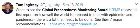 1.) Is anyone else a little suspicious of the fact that the Soros & Gates-linked, Global Preparedness Monitoring Board (GPMB), had written a list of 7 things governments should do in the event of a global pandemic, just 3 months before the Chinese coronavirus outbreak?