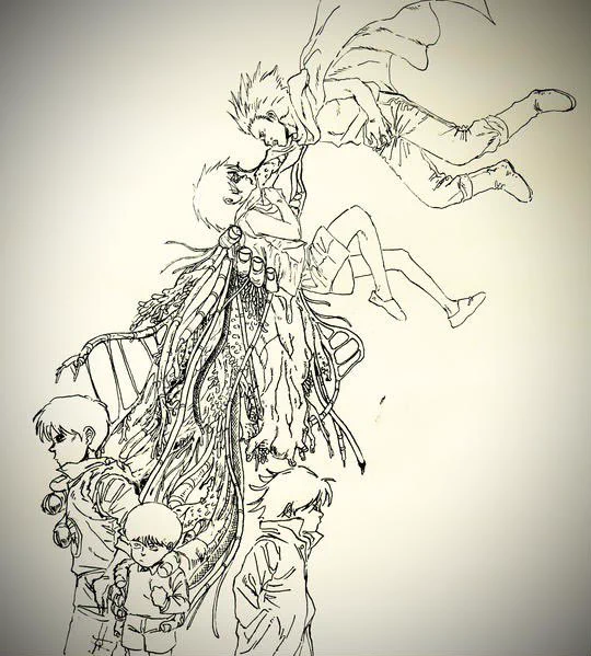 昔の絵が出てきた…二年前に描いたAKIRA絵 