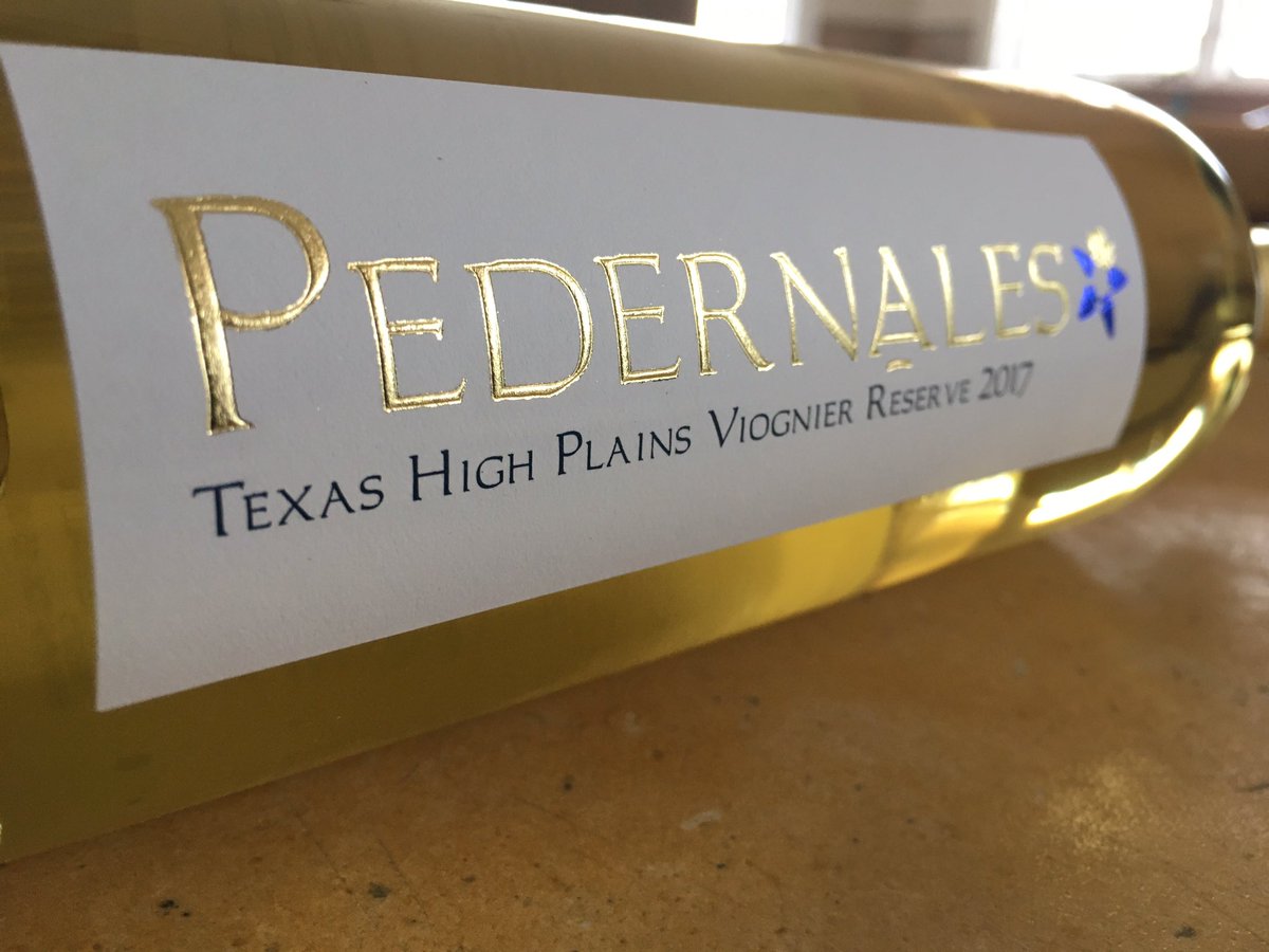 I am going to join the chorus in favor of Texas Viognier and also share <a href="/PedernalesWine/">Pedernales Cellars</a> 2017 Viognier Reserve . Notes of apricot and peach are balanced by mouth-watering acidity and a kiss of oak. #TXwine