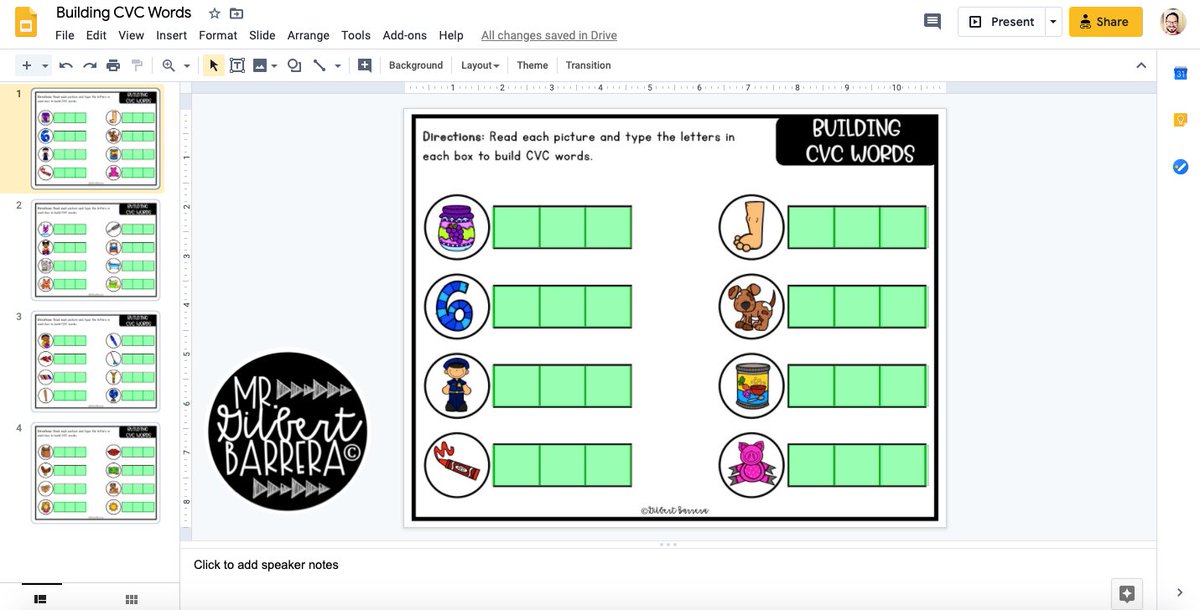 GilbertBarrer13's tweet photo. Freebie Alert🚨: You can grab this Building CVC Words Digital Resource for your littlest learners by clicking on this link  https://t.co/fmFCNkMZ27 ~Check back tomorrow for another FREEBIE!🤗❤️💻 #earlyliteracy #buildingcvcwords #freedigitalresources https://t.co/2TgpTxPJEQ
