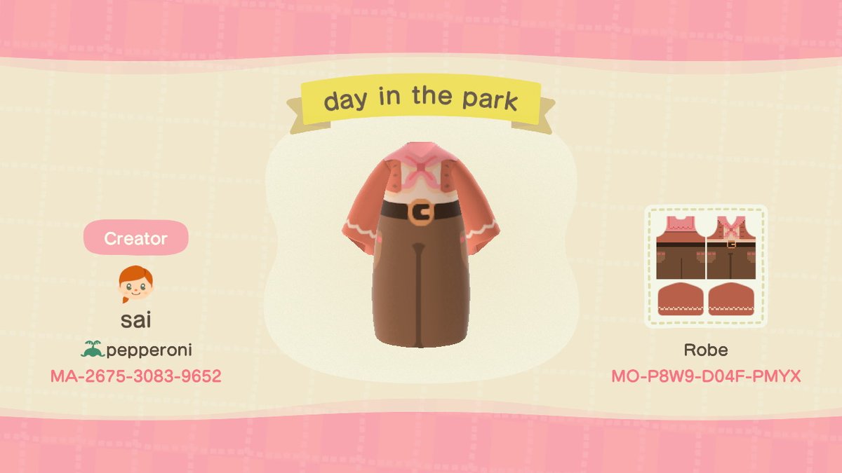 lovesoupstudio's tweet photo. Finally can share my designs! here are some spring outfits #ACNHdesigns #AnimalCrossing #ACNH #NintendoSwitch https://t.co/rCahX5BuZI