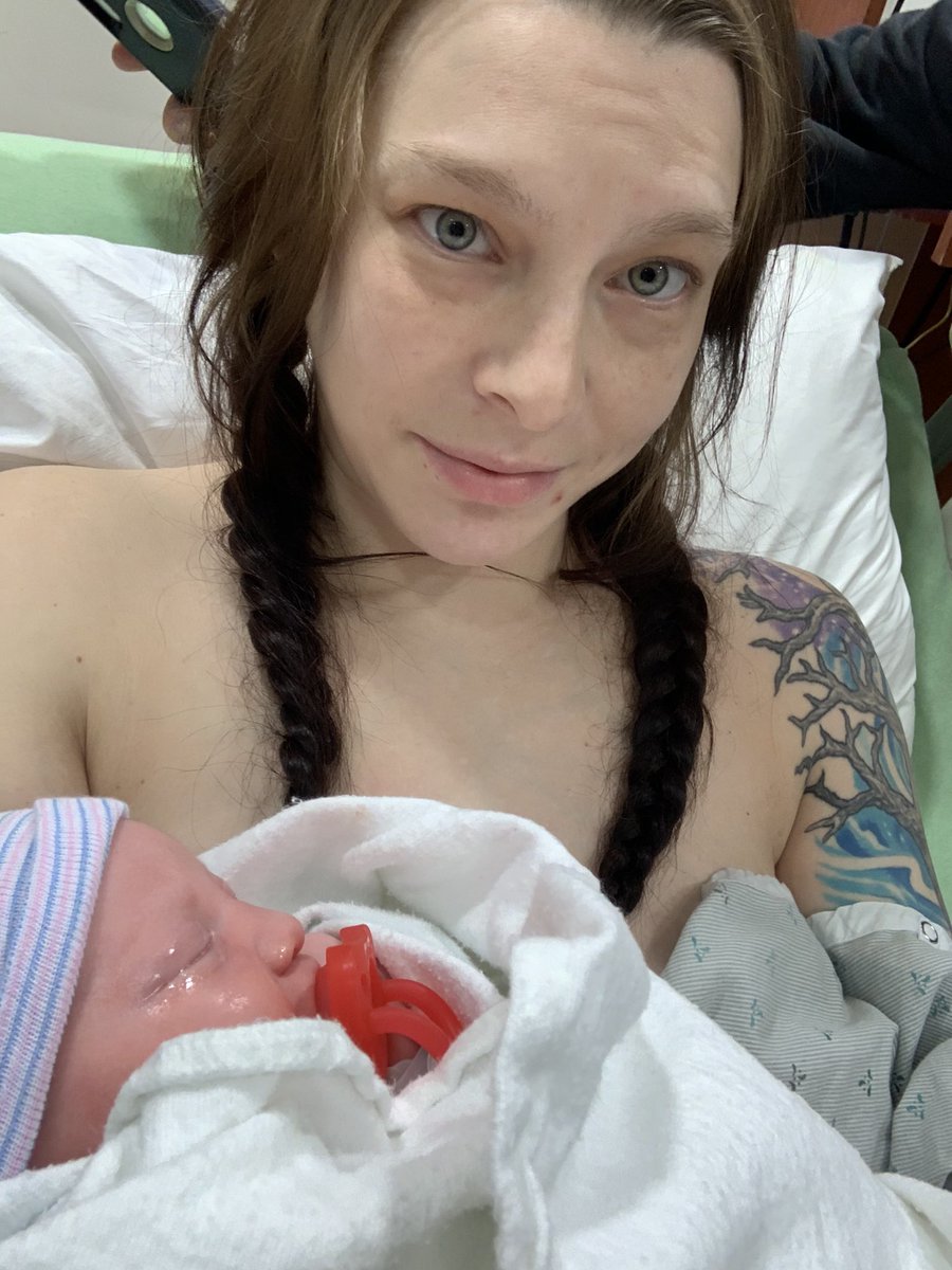 Kteezy14's tweet photo. @KailLowry Literally just was induced last night for the first time for pre eclampsia. It’s not the funnest time. Good luck girl. https://t.co/Eh2BjGg3HU