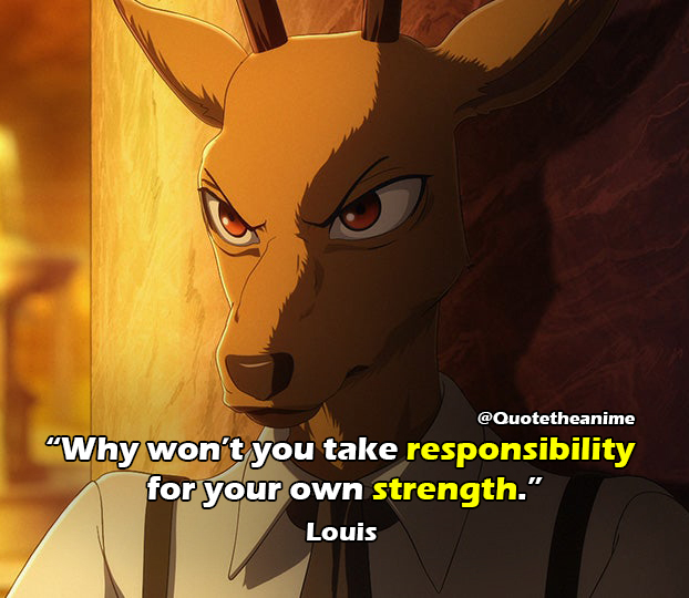 Quote The Anime T Co Xdbob54oql What Do You Guys Think About This Netflix Anime Beastars Follow Quotetheanime Link In Bio For More Quotes Netflixanime Beastarsquotes Beastar