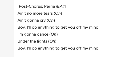 Here's the 1st time  @LittleMix w/ Perrie in the lead sing about a "boy". We assume he is an ex-lover. In a business breakup, however, we can easily stretch this to mean their former boss and the male-dominated industry. Work breakups can be just as hard to forget  #LMBreakUpSong  
