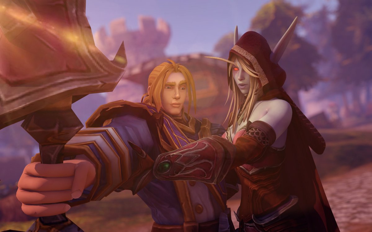 MAX)#wow #worldofwarcraft #human #bloodelf #sylvanas #anduin #cinema4d.