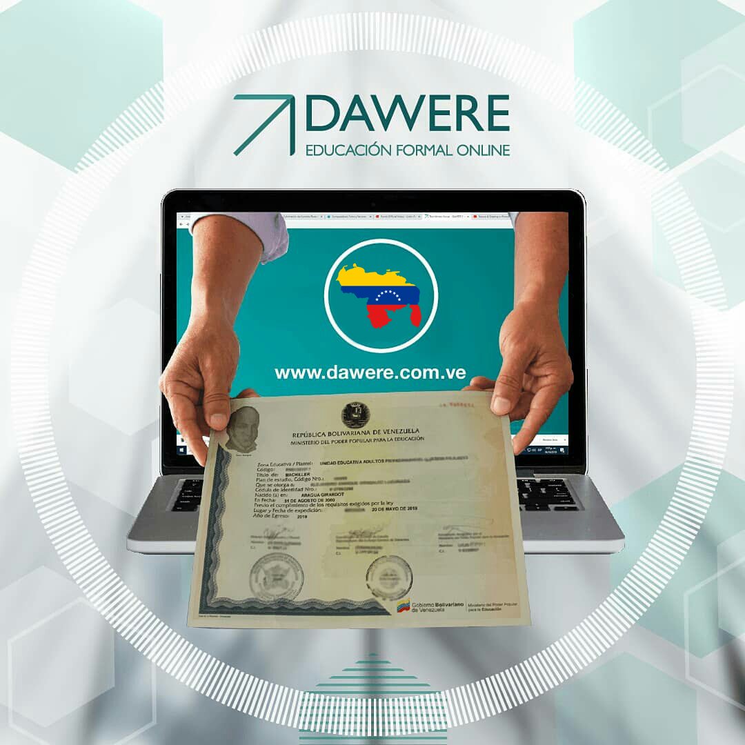 dawereoficial's tweet photo. Disfruta de las mejores video-clases de la web, guías de práctica, foros y evaluaciones automatizadas.

Obtén tu título de bachiller totalmente avalado por el MPPE en #Dawere https://t.co/Xxg3zvcgKP