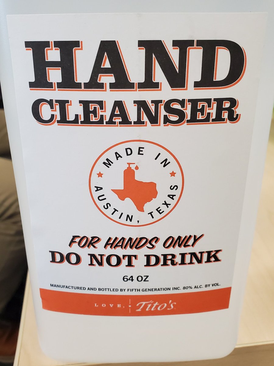 Jennileah80's tweet photo. @uthealthaustin @TitosVodka https://t.co/x5xiSL92KT