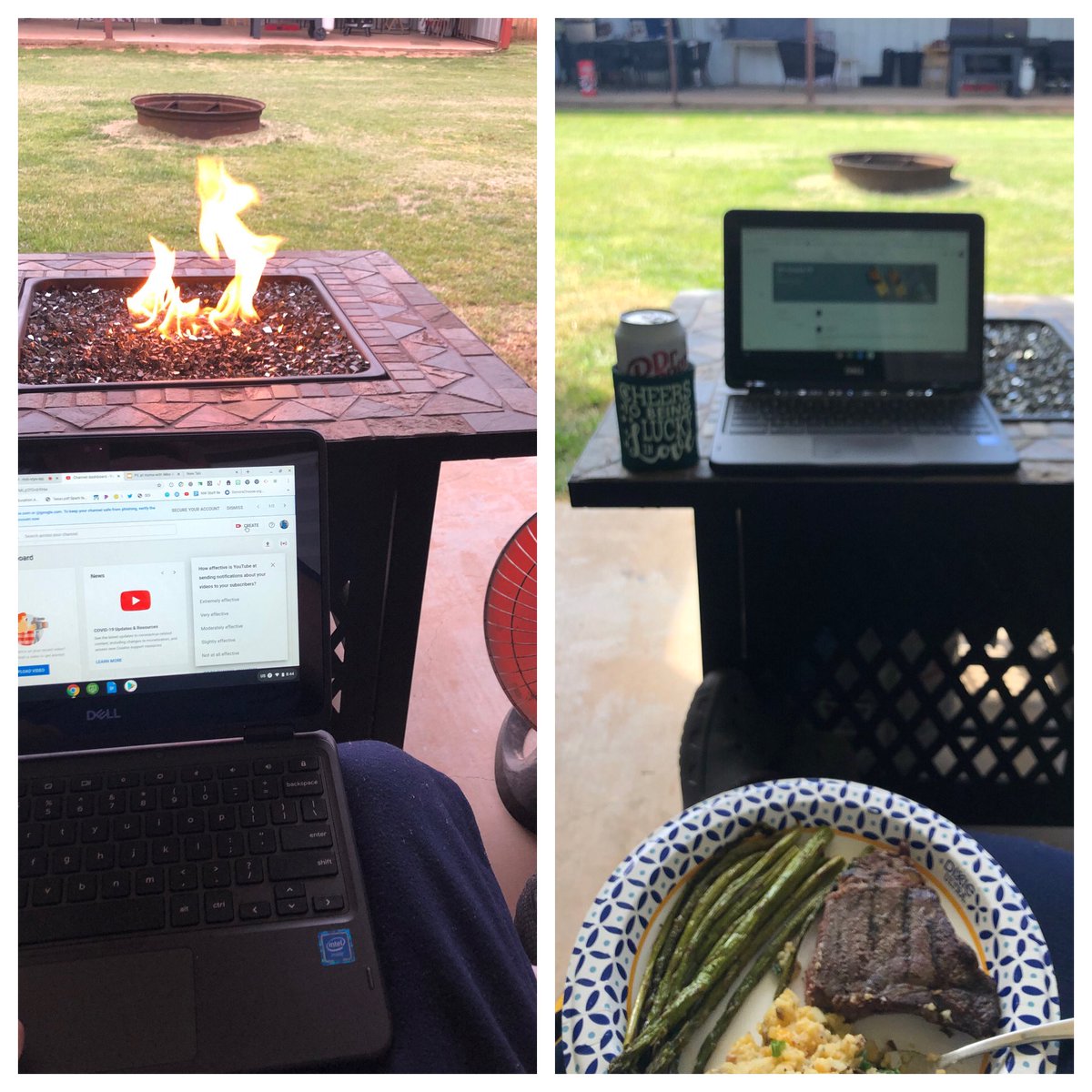 carolsessums1's tweet photo. @NatWilliamsElem @LubbockISD My Virtual work space @NatWilliamsElem until we get back to the norm!  Lunch room was spot on with my meal. #nwdreambig https://t.co/IsVeECbfky